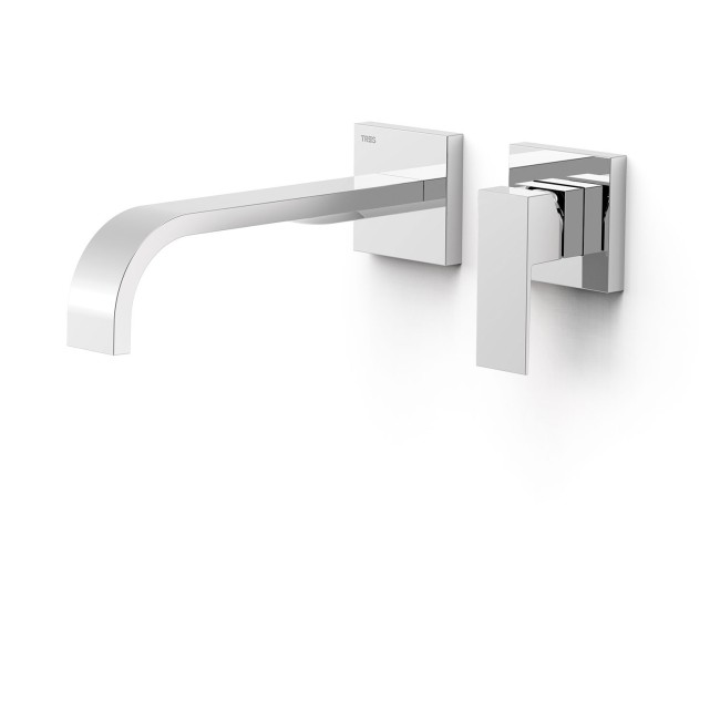 Façade mitigeur lavabo Chrome - TRES 00630022 