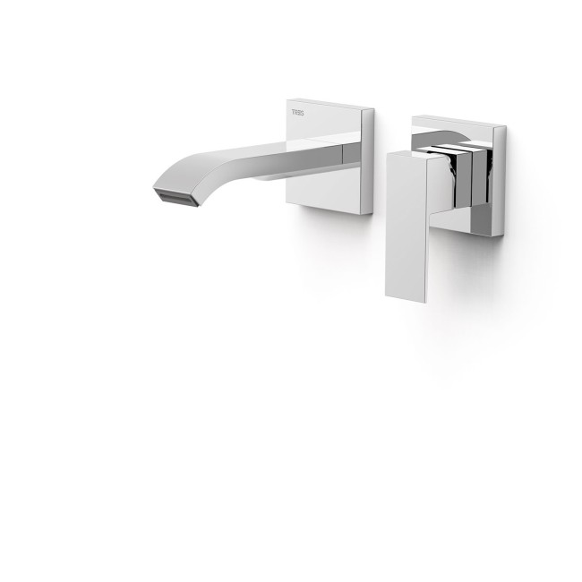Façade mitigeur lavabo Chrome - TRES 00630023 