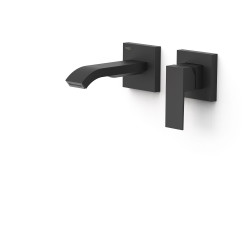 Façade mitigeur lavabo Noir mat - TRES 00630023NM 