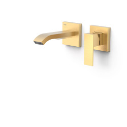 Façade mitigeur lavabo Or Mat 24K - TRES 00630023OM 