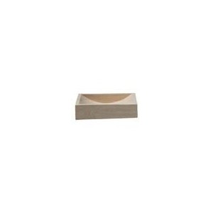 VASQUE EN PIERRE RECTANGULAIRE 40/45/10 CM SABLE - CRISTINA ONDYNA UC3005