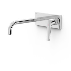 Façade mitigeur lavabo Chrome - TRES 28130024 