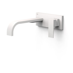 Façade mitigeur lavabo Blanc mat - TRES 00630032BM 