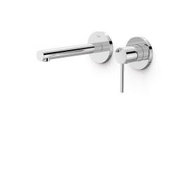 Façade mitigeur lavabo Chrome - TRES 06230021 