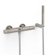 Ensemble douche bain-douche thermostatique Acier - TRES 19017449AC