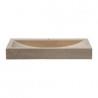 .LAVABO EN PIERRE RECTANGULAIRE 70/46/10 CM SABLE - CRISTINA ONDYNA UC3205