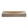 .LAVABO EN PIERRE RECTANGULAIRE 70/46/10 CM SABLE - CRISTINA ONDYNA UC3205