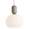 Suspension NOTTI Gris Verre et metal E27 - Nordlux 2011003010