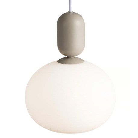 Suspension NOTTI Gris Verre et metal E27 - Nordlux 2011003010