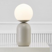 Lampe de table NOTTI Gris Metal et verre E14 - Nordlux 2011035010