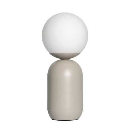 Lampe de table NOTTI Gris Metal et verre E14 - Nordlux 2011035010