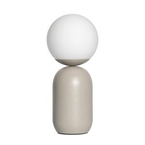 Lampe de table NOTTI Gris Metal et verre E14 - Nordlux 2011035010