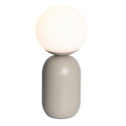 Lampe de table NOTTI Gris Metal et verre E14 - Nordlux 2011035010