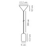 Suspension NOTTI Terracotta E14 - NORDLUX 2213073059