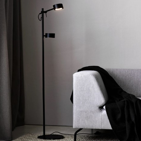 Lampadaire CLYDE Métal et plastique Noir LED - Nordlux 2010844003