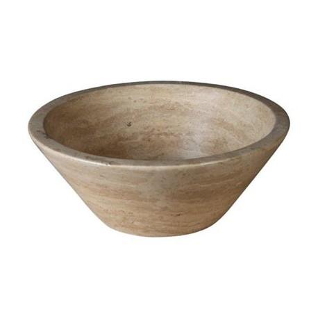 Vasque conique en pierre D.42 H.15.5 CM Sable - CRISTINA ONDYNA UR1005