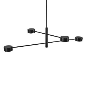 Suspension CLYDE Métal et plastique Noir LED - Nordlux 2010803003