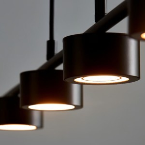 suspension CLYDE Métal et plastique Noir LED - Nordlux 2010813003