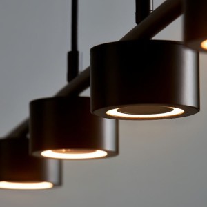 suspension CLYDE Métal et plastique Noir LED - Nordlux 2010813003