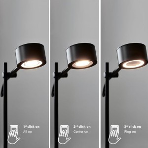 Lampe CLYDE de table Métal et plastique Noir LED - Nordlux 2010835003