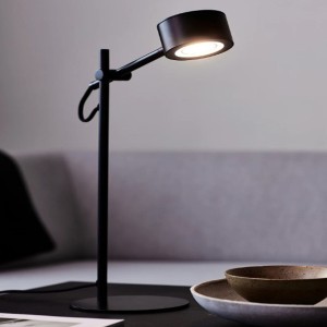 Lampe CLYDE de table Métal et plastique Noir LED - Nordlux 2010835003