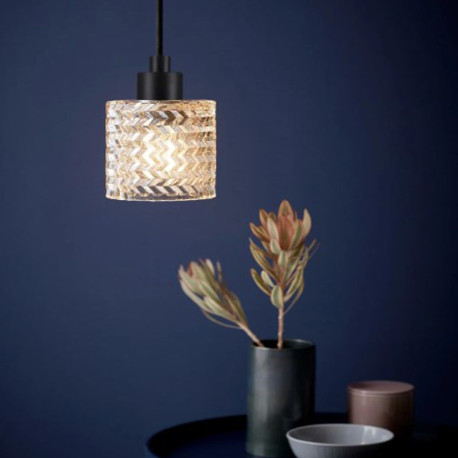 HOLLYWOOD suspension Métal-Verre Orange E27  - Nordlux 46483027 