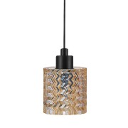 HOLLYWOOD suspension Métal-Verre Orange E27  - Nordlux 46483027 
