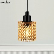 HOLLYWOOD suspension Métal-Verre Orange E27  - Nordlux 46483027 