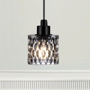 Suspension HOLLYWOOD Métal-Verre Fumé E27 - Nordlux 46483047