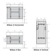 Radiateur chaleur douce BILBAO 4 connecté Horizontal 750W Blanc Brillant - THERMOR 493822