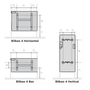 Radiateur chaleur douce BILBAO 4 connecté Horizontal 1250W Blanc Brillant - THERMOR 493824