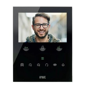 Moniteur 2VOICE VOG5W Wifi main-libre YOKIS Inside noir - URMET 1760/15