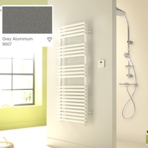 Sèche-serviette CALA électrique 750W Grey Aluminium 9007 - ACOVA TLN-075-050-TFC9007