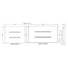 Radiateur electrique Acova 1000W inertie fonte MARA connecté - TMR100063EEZF