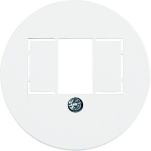 Enjoliveur pour chargeur USB A+A blanc alba 1930 - HAGER 1040