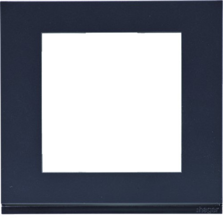 Plaque gallery plastique pour thermostat KNX WKT510 et WKT511 gallery anthracite - HAGER WXP1009 