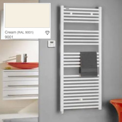 Sèche-serviette ATOLL Spa GF électrique 500W (largeur 40cm) Cream (RAL 9001) 9001 ACOVA - TSL-050-040/GFC9001