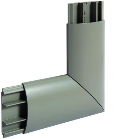 Angle plat pour AK 12x50 Gris - GOULOTTE INSTALLATIO  HAGER AK50125 