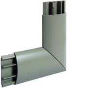 Angle plat pour AK 12x50 Gris - GOULOTTE INSTALLATIO  HAGER AK50125 