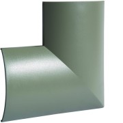 Angle plat pour AK 18x75 Gris - GOULOTTE INSTALLATIO  HAGER AK75185 