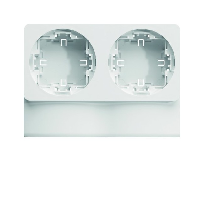 ateha support double pour ATA12x20/30 Pure - HAGER ATA123929016 