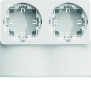 Support double appareillage saillie ateha pour ATA12x50 Pure - HAGER ATA125929016 