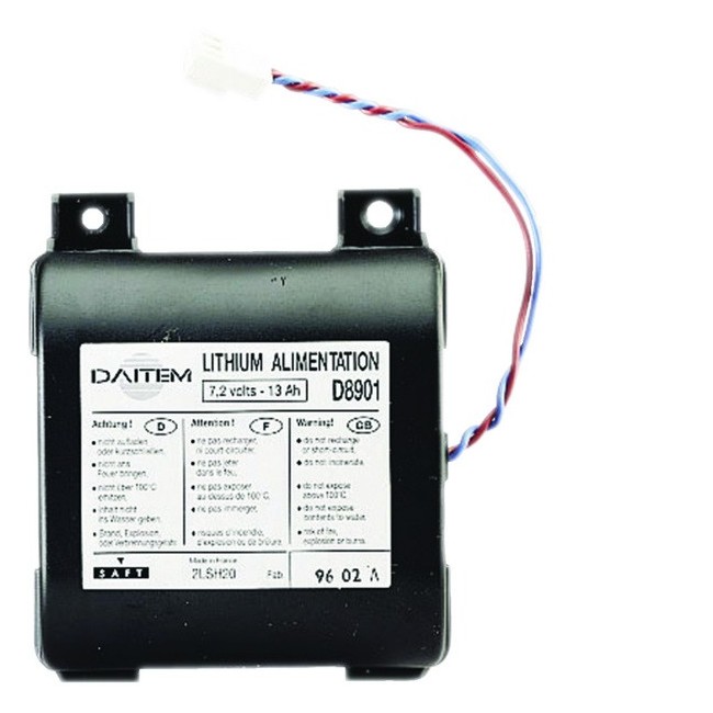 Pile lithium 7,2V/13AH - ALARME  HAGER BATLI02 