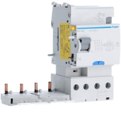 Bloc dif 4P 40A 30mA AC 60Hz - BLOCS DIFFERENTIELS HAGER BD446 
