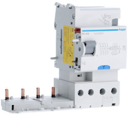 Bloc dif 4P 63A 30mA AC 60Hz - BLOCS DIFFERENTIELS HAGER BD466 