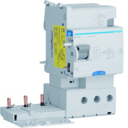Bloc différentiel 3P 40A 300mA type AC 50/60Hz - HAGER BF343 