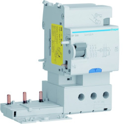 Bloc différentiel 3P 63A 300mA type AC 50/60Hz - HAGER BF366 