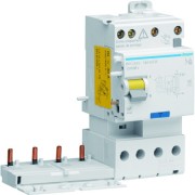 Bloc différentiel double sortie 4P 40A 300mA type AC 50/60Hz - HAGER BFC843 