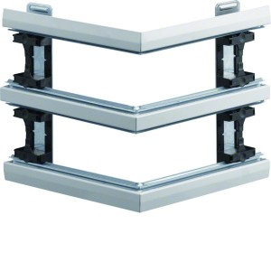 Angle extérieur pour BKIS épais 25mm double hauteur acier RAL 9016 Pure - HAGER BKIS251303D9016 