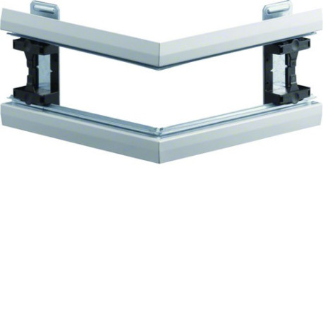 Angle extérieur pour BKIS épais 25mm simple hauteur acier RAL 9016 Pure - HAGER BKIS251303E9016 